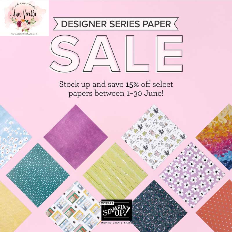 Designer Series Paper 15% Off Sale