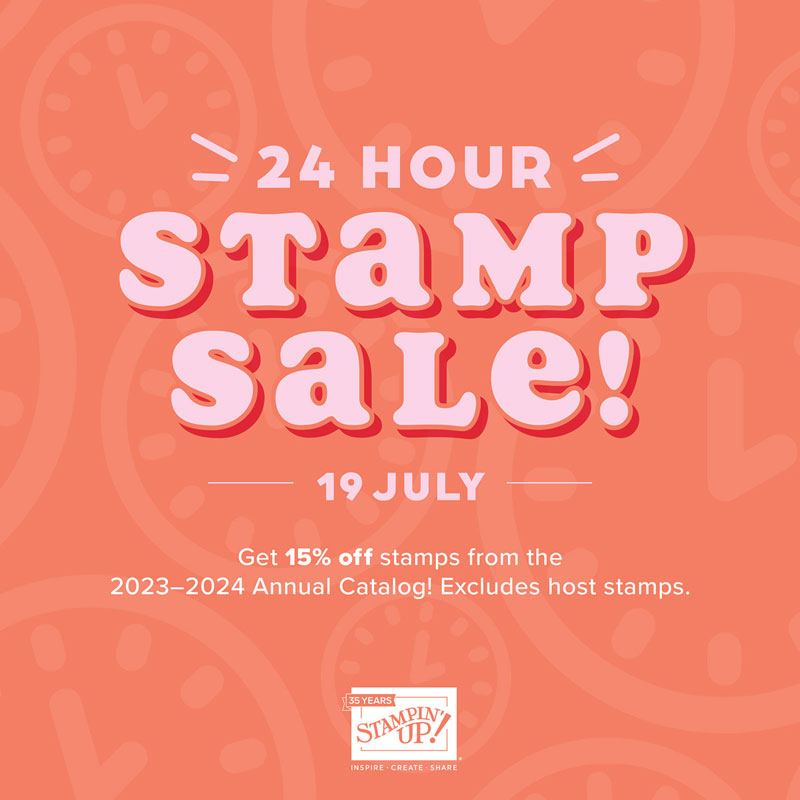 Stampin’ Up! 24 Hour Stamp Sale – Yippee