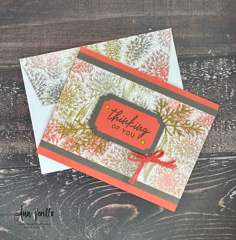 Stampin’ Up! Softly Stippled Greeting Card